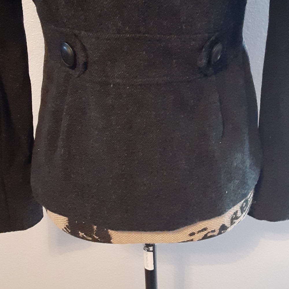 Ann Taylor Loft short wool peacoat. 0 NWOT - Picture 9 of 14